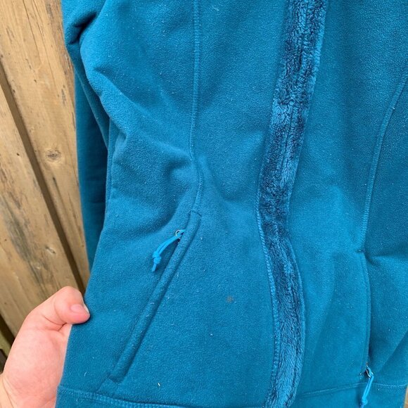 The North Face Morningside Full Zip Fleece Jacket Small Blue - Picture 5 of 5